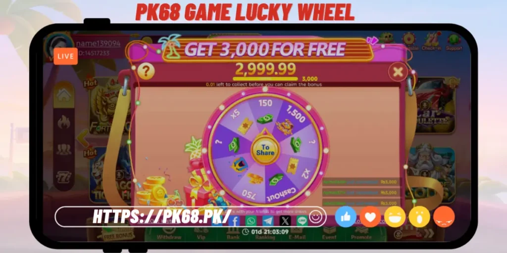 PK68 Game Lucky Wheel
