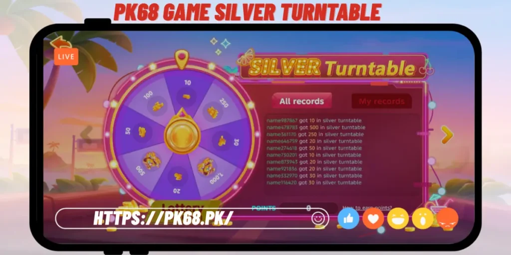 PK68 Game Silver Turntable