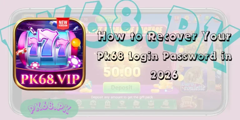 Recover Your Pk68 Login Password Logo